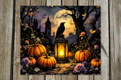 Spooky Halloween | 4 Skinny tumbler sublimation designs P2 Product Image 3