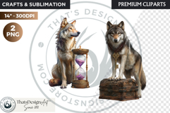 Watercolor Mystic Wols Fantasy Clipart PNG Graphics Product Image 1