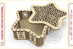 Box Organizer v10 - laser cut file - Glowforge ready SVG Product Image 7