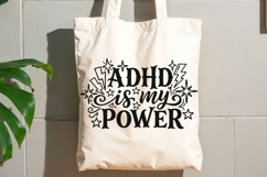 Adhd Is My Power Svg, Mental Health Svg, Adhd Mom Svg. Product Image 8