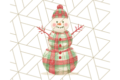 Patterned Snowman Silhouette PNG Clipart Product Image 3