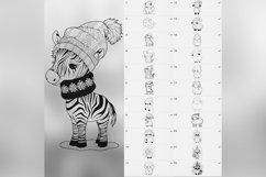100 Procreate Christmas Animal Stamp Brushes Product Image 8