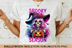 Halloween Skeleton saying Sublimation PNG. Product Image 1