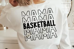 Basketball Mama SVG, Basketball Mama Stacked SVG Product Image 7