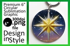 Lovely Circle PNG for Sublimation , 3D Xmas Product Image 1