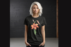 Lily Flower Watercolor Sublimation Print Lilium Illustration Product Image 7