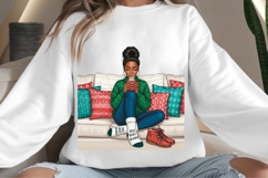 Christmas motivational women png design for T-shirts Product Image 4