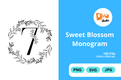 Sweet Blossom Monogram Product Image 1