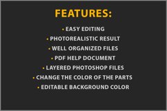 Man Wearing a Slim Fit T-Shirt Mockup Product Image 4