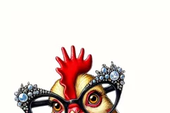 Crazy Chicken Lady PNG, Funny Chicken Lady Sublimation Product Image 2