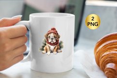 Christmas Dog clipart, Dog Sublimation Product Image 3
