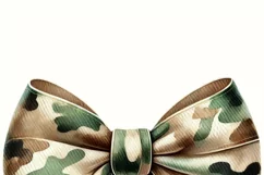 Coquette Camo Bow for Hunting Season, Camo Bow PNG Product Image 2