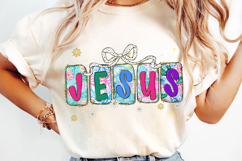 Tropical Christian Christmas Sublimation, Jesus Christmas Pn Product Image 3