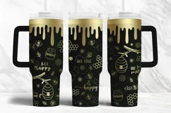 Tumbler laser svg|40oz Tumbler Honey Bee Kindness wrap Product Image 1