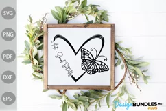 Anti-Social Butterfly SVG | Funny Sarcastic SVG Design Product Image 3