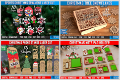 401 Christmas Mega Bundle Laser Cut, 3D Christmas Decoration Product Image 8