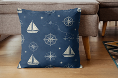 Ocean Voyage Digital Paper Pack, Sailing Adventure Seamless Product Image 7