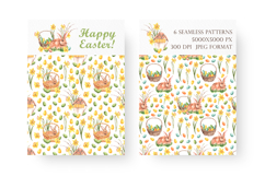 Happy Easter watercolor set. Easter traditions. Product Image 7