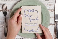 Whimsical Handwritten Style - Bonjour Amour Product Image 2