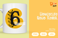 Honeyclay Boho Floral Monogram Product Image 1