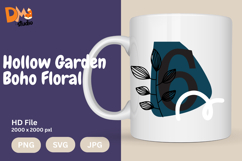 Hollow Garden Boho Floral Monogram Product Image 1