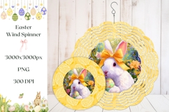 Colorful Easter Wind Spinner, Spring Wind Spinner Template Product Image 1