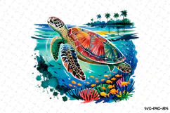 Turtle svg | Svg Files for Cricut | Shirt Svg Product Image 3