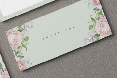 beautiful wedding card invitation set with roses flower Product Image 7