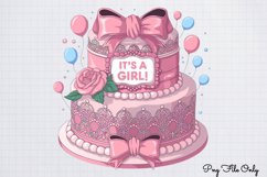 Baby Girl Desserts Clipart PNG Product Image 1