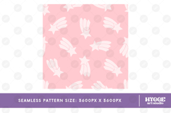 Boho Star Seamless Pattern Nursery Tile PNG DTF Baby Kids Product Image 2