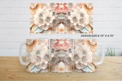 3D Flower Quiling Pastel| Mug sublimation design Product Image 9