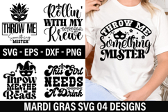 Mardi Gras SVG Design - Rollin With My Krewe Product Image 1