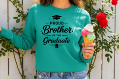 Proud Brother of Graduate SVG: Graduation Shirt Design, Product Image 6