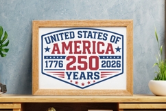 United States Of America 250 Years Svg, Fourth Of July Svg. Product Image 8