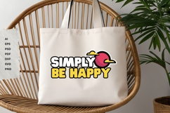 Simply Be Happy - SVG Design Product Image 7