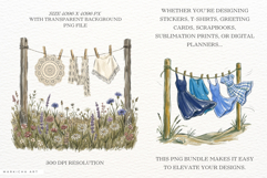 Summer Clothesline PNG Clipart Product Image 2