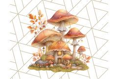 Acorn Village Clipart PNG, Fall Animal Png Product Image 3