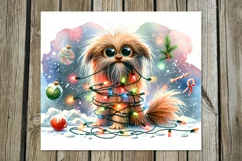 Christmas dog | 4 funny Skinny tumbler sublimation designs Product Image 3