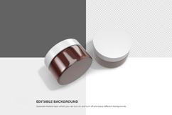 Amber Glass Jars - PSD Mockup Product Image 6