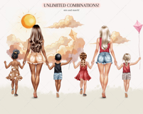 Vacation with Mom Clipart Portrait Creator Product Image 6