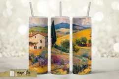 Oil painting texture seamless tumbler wrap sublimation png Product Image 1