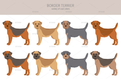 Border terrier clipart Product Image 2