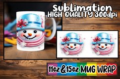 Charming Snowman Winter Mug Art - Sublime Design Product Image 1