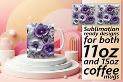 Fresh Spring Floral Mug Wrap 11oz 15oz Product Image 1