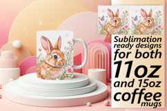 Easter Bunny Bliss: Springtime Mug Sublimation Product Image 1