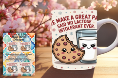 Flawless 11oz Mug Wrap Png Artwork , Kawaii Food Product Image 1