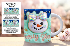 Chic 11oz Mug Wrap Png Artwork , Holiday Product Image 1