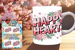 Fun 15oz Mug Wrap Png Template , Valentines Product Image 1