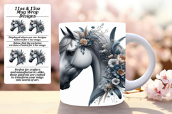 Fun 15oz Mug Wrap Png Artwork , Horse Product Image 1