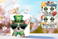 Flawless 11oz Mug Wrap Png Artwork , St Patrick Product Image 1